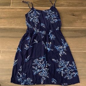 Old Navy coral-patterned dress